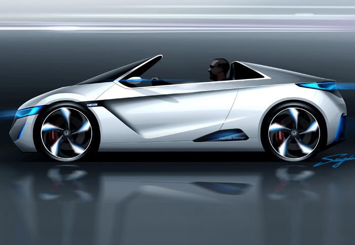 H απουσία της οροφής ενισχύει τον ιδιαίτερο χαρακτήρα του νέου πρωτότυπου μοντέλου της Honda. 