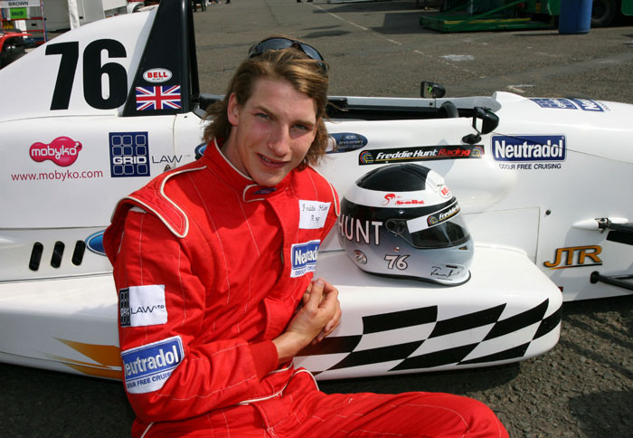 Ο Χαντ Jr. στη Formula Ford