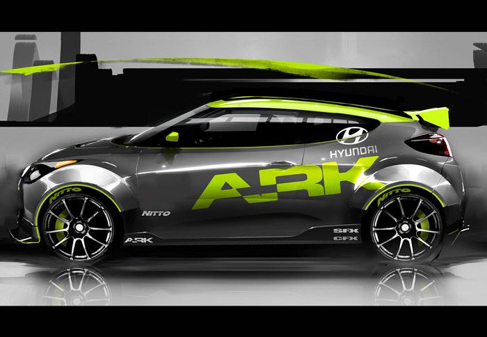 Η κανονική έκδοση του Hyundai Veloster αναμένεται στις αρχές του 2012.
