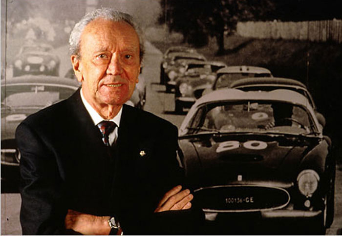 Ο ιταλός σχεδιαστής Elio Zagato    