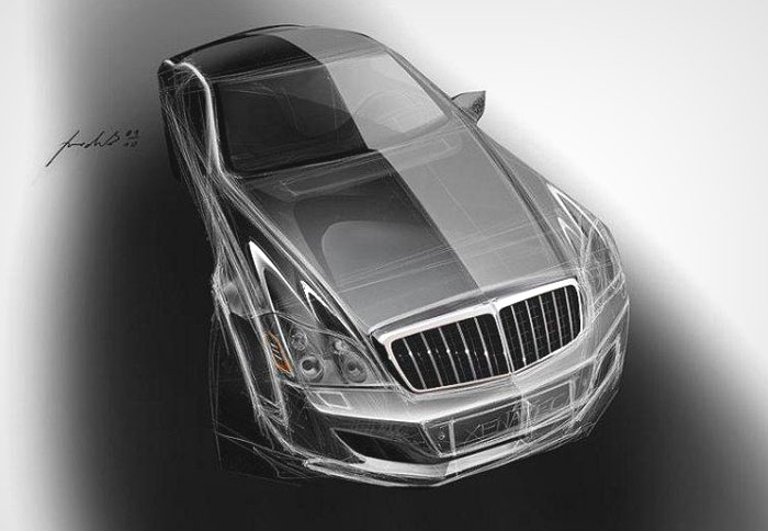 Ένα πρώτο σχέδιο της νέας Maybach που θα δούμε το 2013