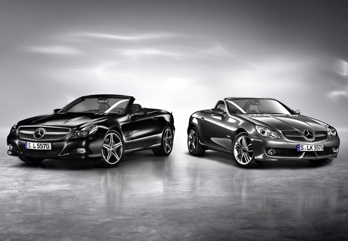 Οι SL και SLK με τα εξοπλιστικά πακέτα Night Edition και Grand Edition αντίστοιχα