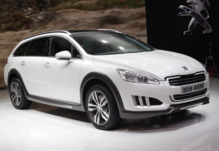 Το Peugeot 508 RXH στη Φρανκφούρτη. 

 
