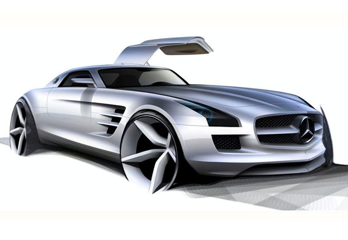 Με τέσσερις ηλεκτροκινητήρες η ηλεκτρική SLS AMG 