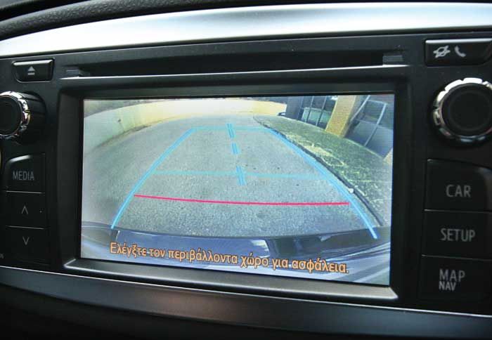 <b>Σύστημα Toyota Touch & Go</b><br>Κάμερα οπισθοπορείας