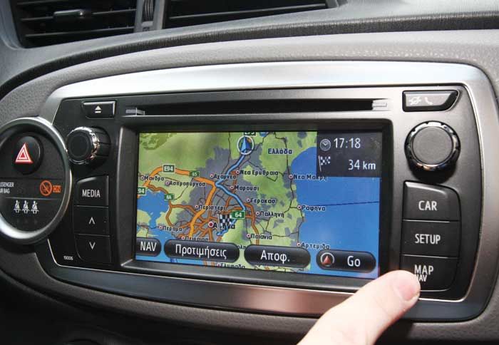 <b>Σύστημα Toyota Touch & Go</b><br>Σύστημα πλοήγησης