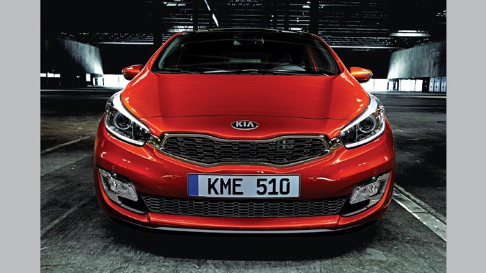 Το «Τiger Nose» χαρακτηρίζει το εμπρός μέρος του Kia pro_ceed, όπως και στο πεντάθυρο μοντέλο άλλωστε.