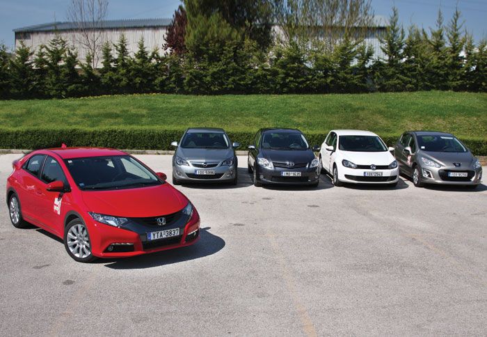 Το νέο Civic και ο ανταγωνισμός. 