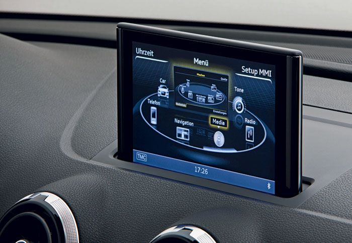 Παρούσα και η νέα γενιά του Audi MMI, η οποία ξεχωρίζει για την ευκολία χειρισμών που προσφέρει και τις περισσότερες επιλογές Συστημάτων ψυχαγωγίας κα