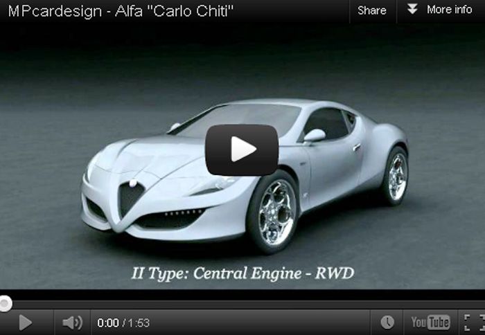 Το βίντεο της εντυπωσιακής Alfa Romeo «Carlo Chiti» concept.
