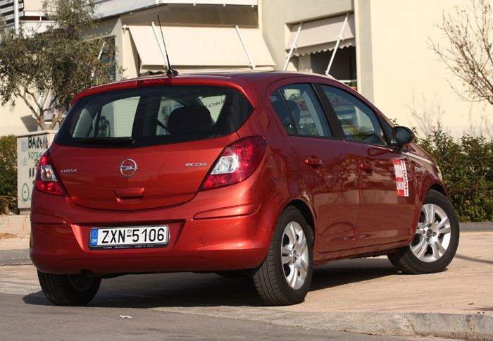 Η εξωτερική εμφάνιση του Corsa diesel δεν διαφέρει από αυτή του βενζινοκίνητου.