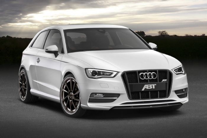 «Kακό» δείχνει το νέο Audi A3 μετά τις σπορ πινελιές που του έδωσε ο οίκος ABT. 
