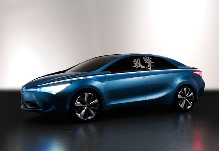 Yundong Shuangging Concept. Το υβριδικό που θα φτιάχνει η Toyota στην Κίνα...για την Κίνα. 