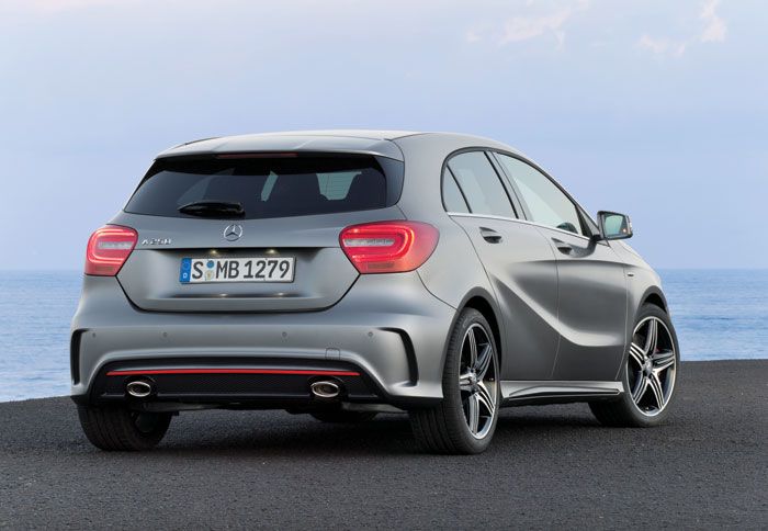 Χάρη στη νέα της σχεδίαση η A-Class απέκτησε και εξαιρετικά αεροδυναμικό σχήμα.