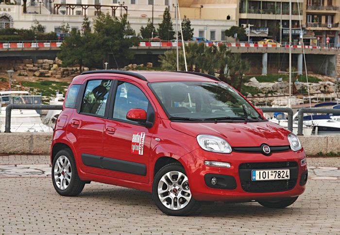 Η κλάση των μίνι οχημάτων εκπροσωπείται από το Fiat Panda 1,3 Multijet.