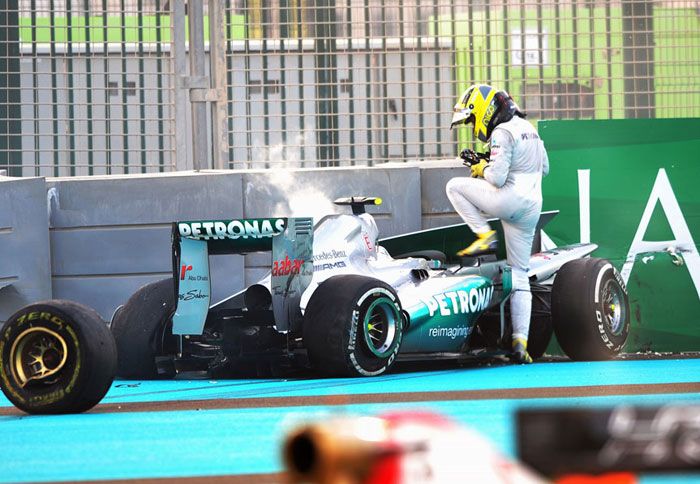 Rosberg: «Ήταν ελάχιστος ο χρόνος για να αντιδράσω και το ατύχημα ήταν αναπόφευκτο».