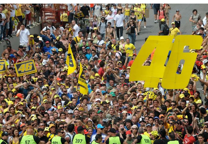 Το fan club του Rossi είναι με τεράστια διαφορά το μεγαλύτερο από οποιονδήποτε άλλο club αγωνιζόμενου των MotoGP.