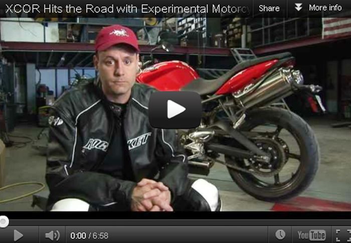 Το Triumph Street Triple 675 χρησιμοποιείται για τη δοκιμή διαστημικών ανταλλακτικών!
