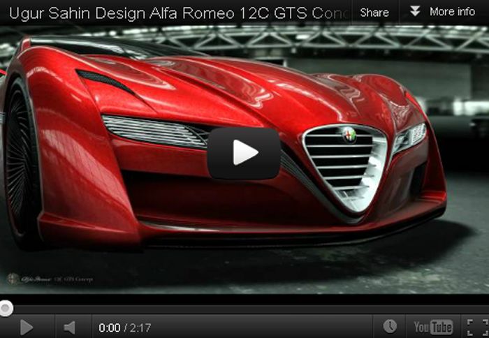 Το πρώτο βίντεο της Alfa Romeo 12C GTS Concept.