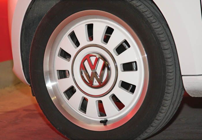 Οι ζάντες του νέου up! διαθέτουν ένα ρετρό χαρακτήρα.