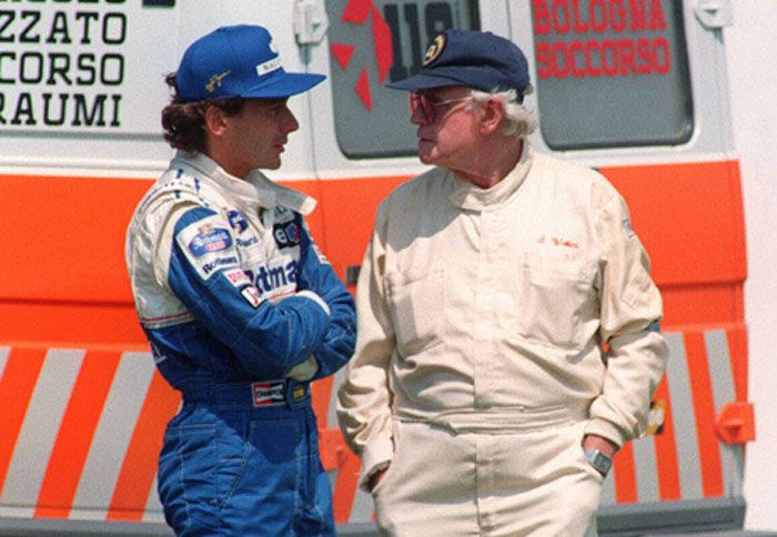 O Sid Watkins με τον αλησμόνητο Ayrton Senna το 1994.