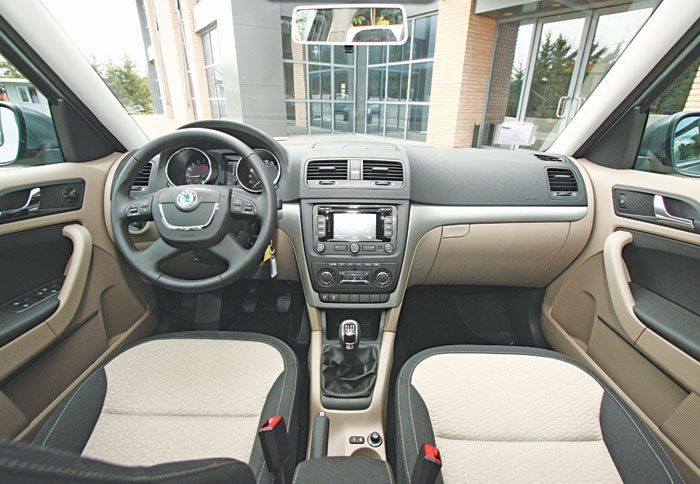 Προσεγμένη ποιότητα και μοντέρνα εικόνα για το λειτουργικό εσωτερικό του Yeti, που έχει αρκετά στοιχεία πολυχρηστικότητας.