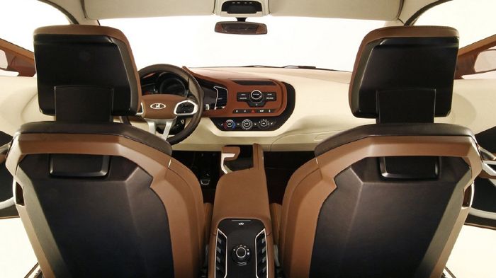 Το εσωτερικό του νέου SUV της Lada θα είναι απλό και λειτουργικό, όπως του εικονιζόμενου X-Ray, με στόχο να αναβαθμιστεί το εμπορικό προφίλ της εταιρε