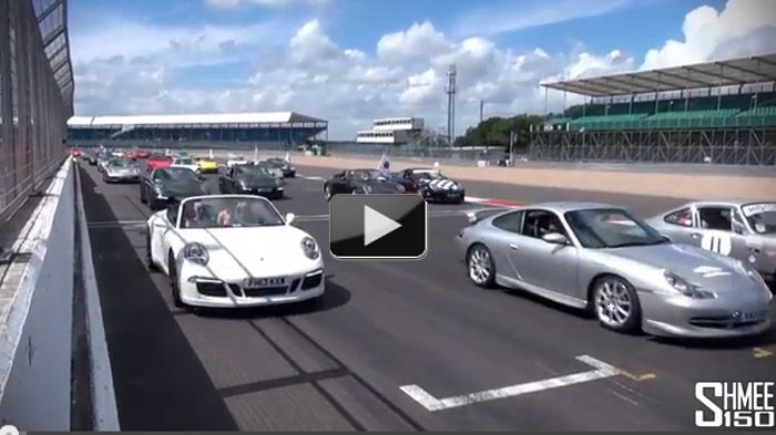 1.208 Porsche 911 συγκεντρώθηκαν στο Silverstone, σημειώνοντας παγκόσμιο ρεκόρ.