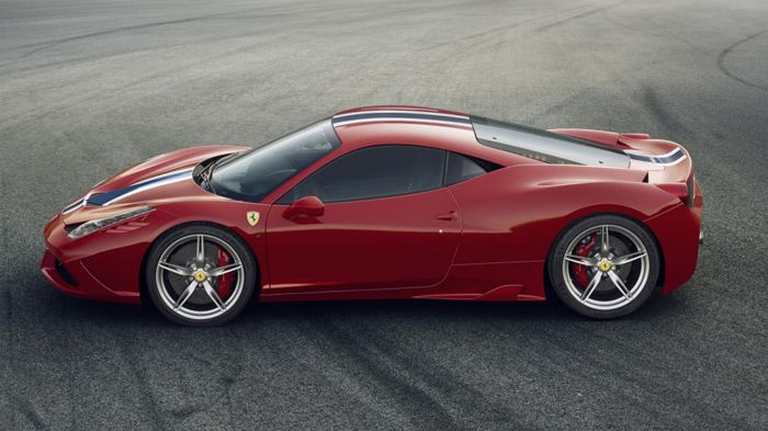 Η Ferrari 458 Speciale θα «φορά» έναν V8 4,5 λτ., που θα παράγει με κάποιες αναβαθμίσεις 605 ίππους και 540 Nm ροπής και θα μπορεί να αγγίξει τα 100 α
