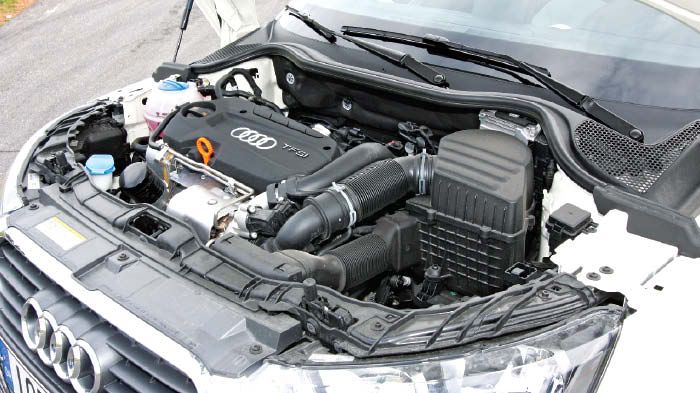 O κινητήρας του Audi A1 εξασφαλίζει εκρηκτικές επιδόσεις όντας ταυτόχρονα οικονομικός σε κατανάλωση εφόσον είσαι φειδωλός στο γκάζι.