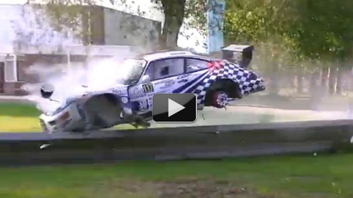 Η Porsche 911 RSR αγωνιζόταν στο ράλι Hellendoorn της Ολλανδίας.