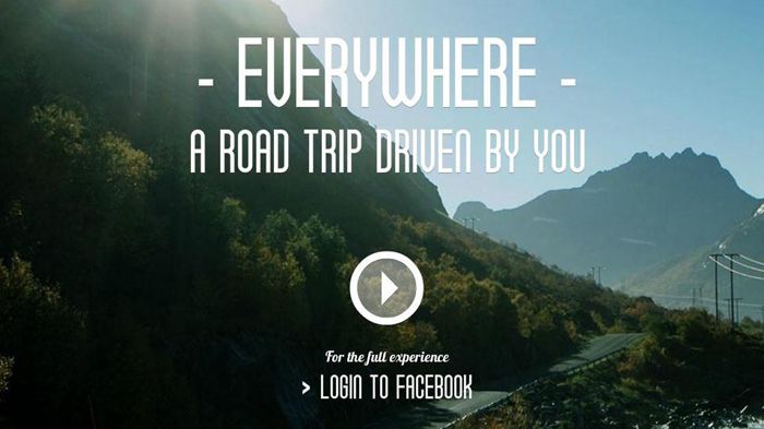Η καμπάνια «We ve been everywhere», σαν μια ταινία, σχεδιάστηκε για να προσφέρει ψυχαγωγία, διαδραστικότητα, μέσω διαδικτύου.