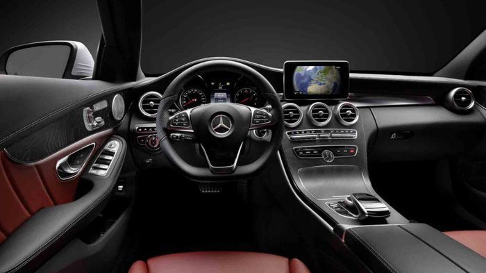 Το εσωτερικό της 4ης γενιάς Mercedes C-Class θα ξεχωρίζει για τα αναβαθμισμένα υλικά κατασκευής του, που παραπέμπουν σε μοντέλα μεγαλύτερης κατηγορίας