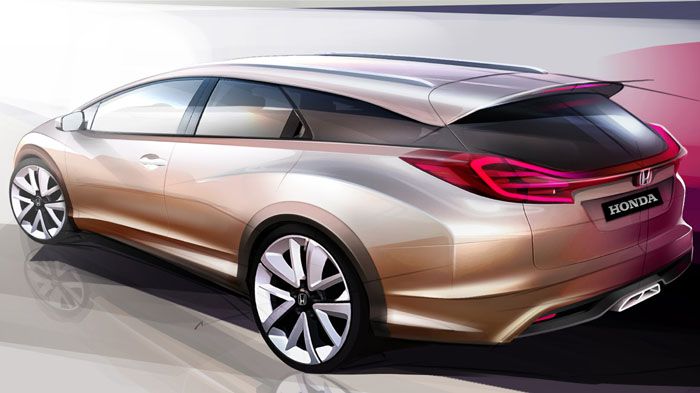 Το νέο Civic wagon θα επεκτείνει τη γκάμα του μοντέλου, με έμφαση στην πρακτικότητα και της ευρυχωρία.  