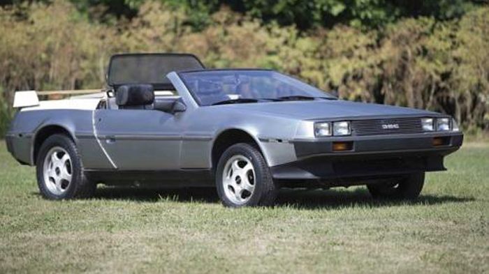 Το DeLorian είναι κι η πιο καλή «πρώτη ύλη» για ευφάνταστες κι εντυπωσιακές μετατροπές, όπως αυτό το cabrio.