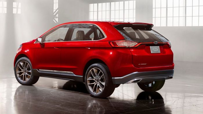 Η Ford ανέφερε ότι το επόμενης γενιάς Edge θα έχει έναν πιο κομψό και σπορτίφ χαρακτήρα, ενώ θα προσφέρει χαμηλή κατανάλωση καύσιμου (εδώ εικονίζεται 