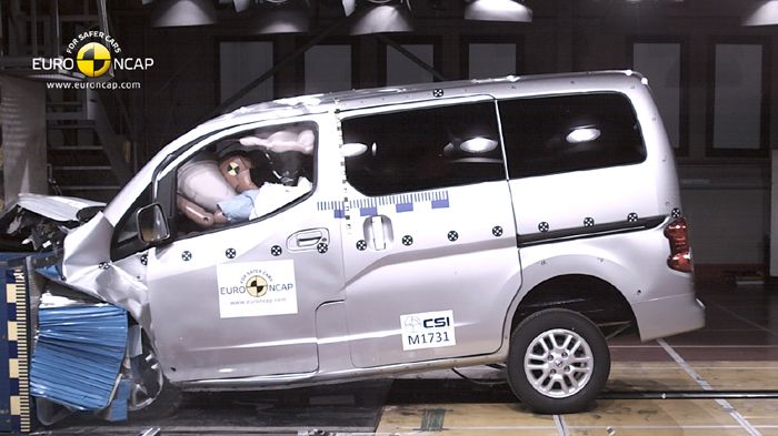 Το Nissan Evalia αξιολογήθηκε με 3 αστέρια.