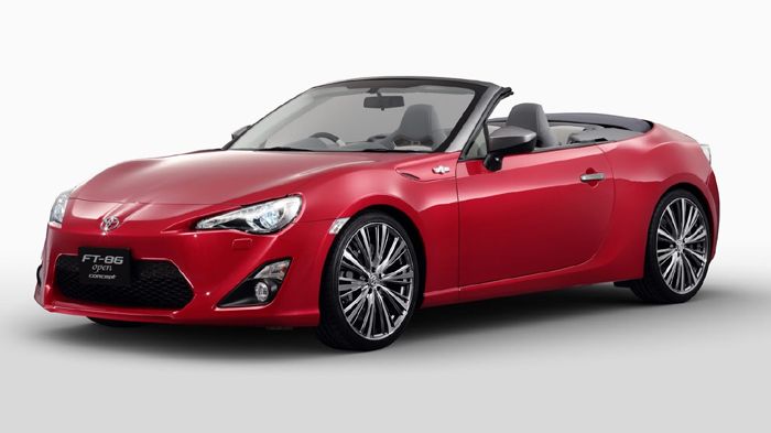 H Toyota στο Τόκιο θα παρουσιάσει και το FT-86 Open concept σε δεξιοτίμονη version και με αυτόματο κιβώτιο ταχυτήτων, ενώ θα φέρει αποκλειστικά κόκκιν