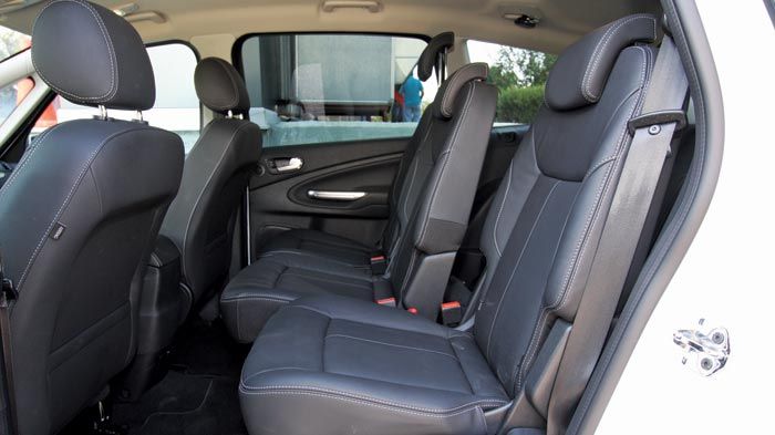 Στο 7θέσιο εσωτερικό του 
S-MAX ξεχωρίζει το FordFlat 
System που επιτρέπει στα καθίσματα να αναδιπλώνονται και να σύρονται εκτοξεύοντας έτσι την ευ