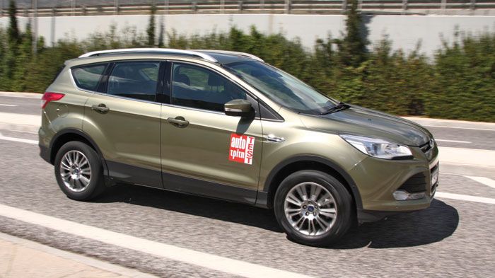 Το Ford Kuga δεν διαθέτει το σπορτίφ προσανατολισμό της προηγούμενης γενιάς, ωστόσο σε κάθε περίπτωση είναι ευχάριστο στο δρόμο και με αυξημένα όρια π