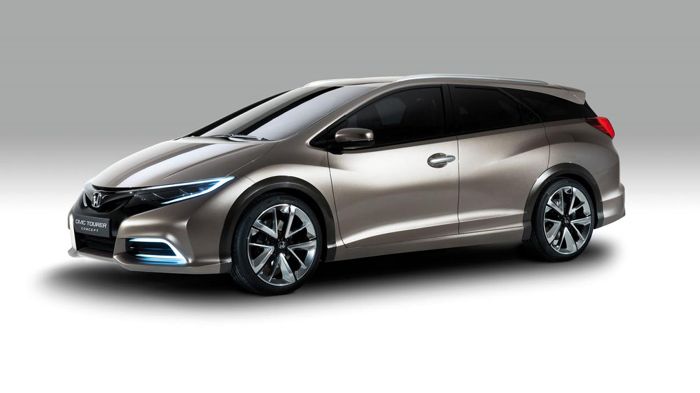 Η Honda θα λανσάρει αρχές του 2014 μια επιμηκυμένη έκδοση του Civic, την Tourer (βασισμένη στο εικονιζόμενο πρωτότυπο), ενώ σκέφτεται και μια πιο σπορ