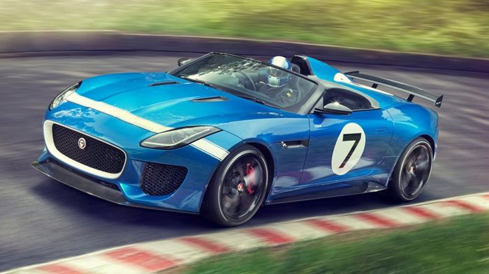 Το «Project 7» είναι ένα cabrio 2πορτο coupe, βασισμένο στην F-Type, ενώ δανείζεται στοιχεία κι από την D-Type. Μάλιστα το 7 θυμίζει τις επτά νίκες τη
