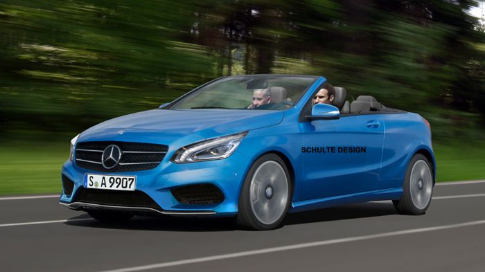 Η Mercedes ετοιμάζει για πρώτη φορά και μια cabrio έκδοση A-Class (όπως αποκαλύπτει η ηλεκτρονικά επεξεργασμένη αποκλειστική φωτογραφία μας), που θα έ