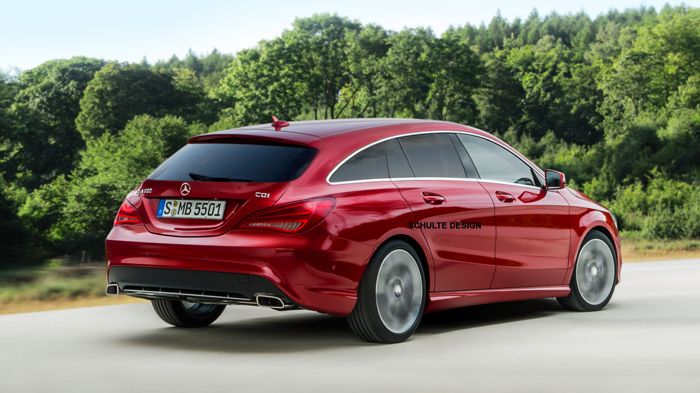 H CLA θα αποκτήσει και μια έκδοση τύπου Shooting Brake, όπως αποκαλύπτει η ηλεκτρονικά επεξεργασμένη αποκλειστική φωτογραφία μας.