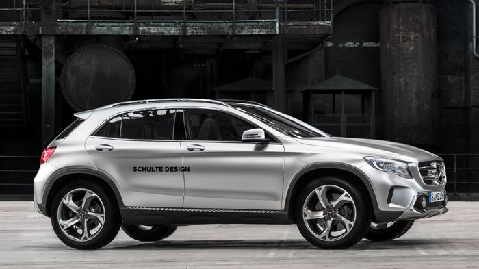 Η Mercedes GLA είναι ένα compact SUV (όπως αποκαλύπτει η ηλεκτρονικά επεξεργασμένη αποκλειστική φωτογραφία μας) που θα παρουσιαστεί επίσημα στη Φρανκφ