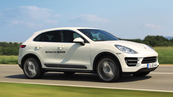 Η Macan βασίζεται σχεδιαστικά στην Cayenne, καθώς και στην πλατφόρμα του Audi Q5, με τις διαφορές να εντοπίζονται σε αλλαγές στο εσωτερικό το οποίο πα