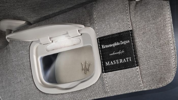Στην Quattroporte Ermenegildo Zegna Limited Edition Concept ο ιταλικός οίκος σχεδιασμού φρόντισε, ώστε όλα να ταιριάζουν με την τελευταία λέξη της μόδ