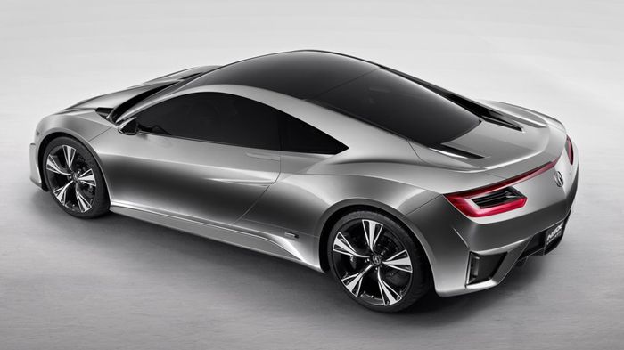Το νέο Honda NSX Roadster θα φέρει πιθανότατα το ίδιο υβριδικό μηχανικό σύνολο, όπως και η coupe έκδοση (εδώ εικονίζεται το πρωτότυπο Honda NSX Coupe)