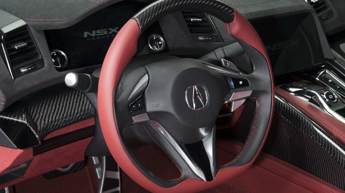 Το νέο NSX Concept δίνει μία γεύση από την πιθανή σχεδιαστική φιλοσοφία εσωτερικού της επόμενης γενιάς του μοντέλου. 