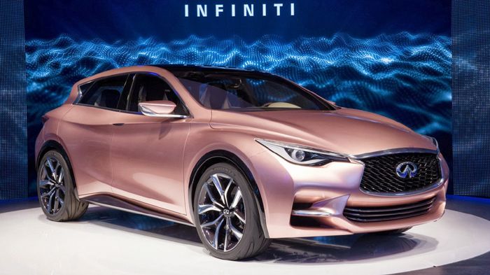 Η Infiniti παρουσιάζοντας το Q30 έδειξε ότι σκέφτεται σοβαρά και τα πιο compact μοντέλα, τα οποία θα ενσωματώνουν την απαραίτητη χλιδή, αλλά δεν θα πρ